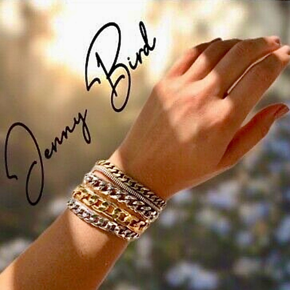 JENNY BIRD Mixed Metal Stacked Chain Bracelet - Picture 11 of 11